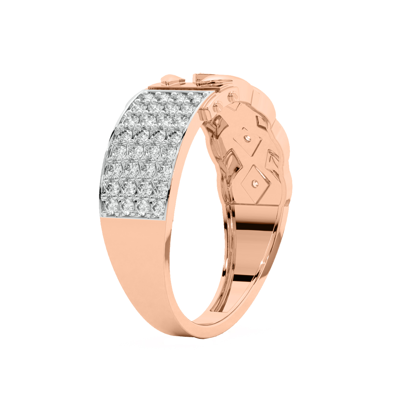 Lauren Round Diamond Ring For Him